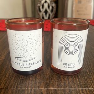 DS & Durga candles - portable fireplace and be still